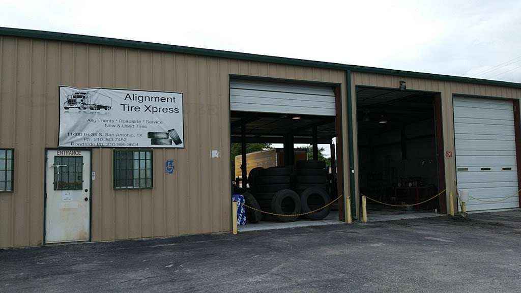 Alignment Tire Xpress | 11440 Interstate 35 Access Rd, Von Ormy, TX 78073, USA | Phone: (210) 263-7482