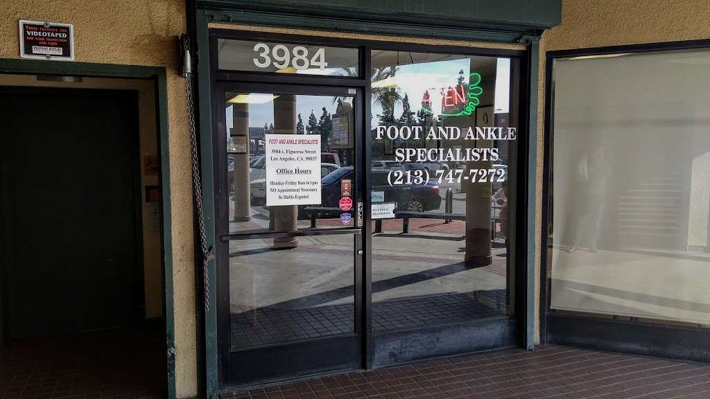 Coliseum Podiatry Group | 3984 S Figueroa St, Los Angeles, CA 90037 | Phone: (213) 747-7272