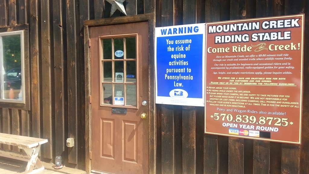 Mountain Creek Riding Stables | 6190 Paradise Valley Rd, Cresco, PA 18326, USA | Phone: (570) 839-8725