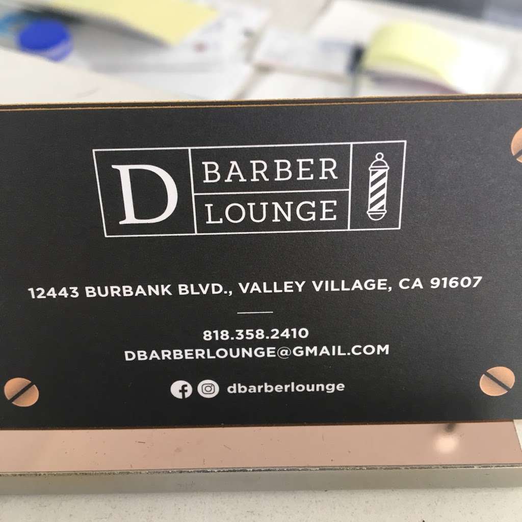 D Barber lounge | 12443 Burbank Blvd, Valley Village, CA 91607, USA | Phone: (818) 358-2410