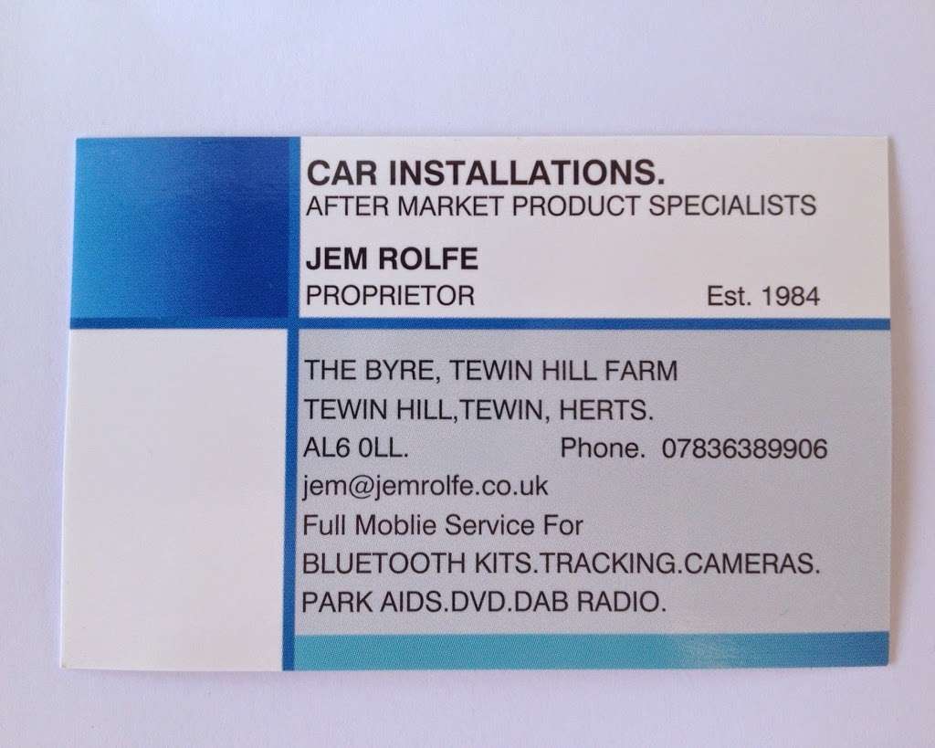 Car Installations | The Byre Tewin Hill Farm Tewin Hill, Tewin AL6 0LL, UK | Phone: 07836 389906