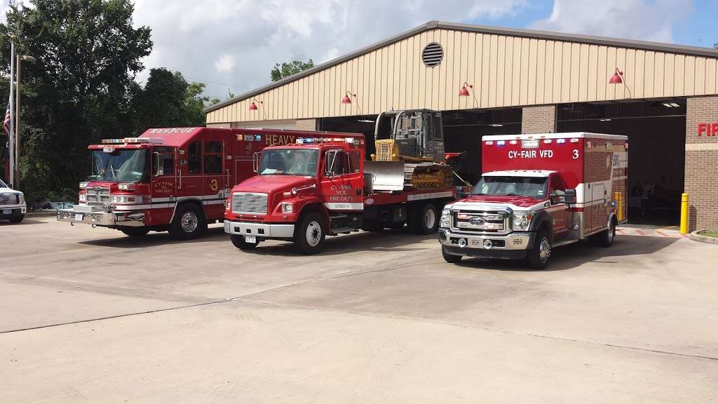 Cy-Fair Volunteer Fire Department - Station 3 | 11827 Telge Rd, Cypress, TX 77429, USA | Phone: (281) 373-5106