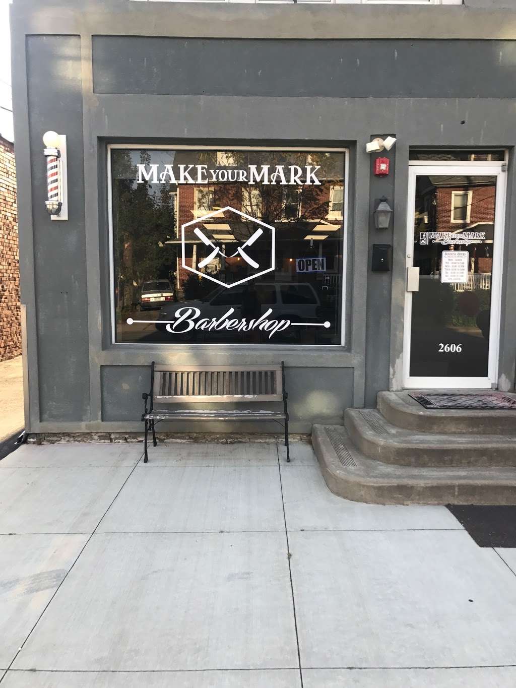 Make Your Mark Barbershop | 2606 E County Line Rd, Ardmore, PA 19003, USA | Phone: (610) 896-6688