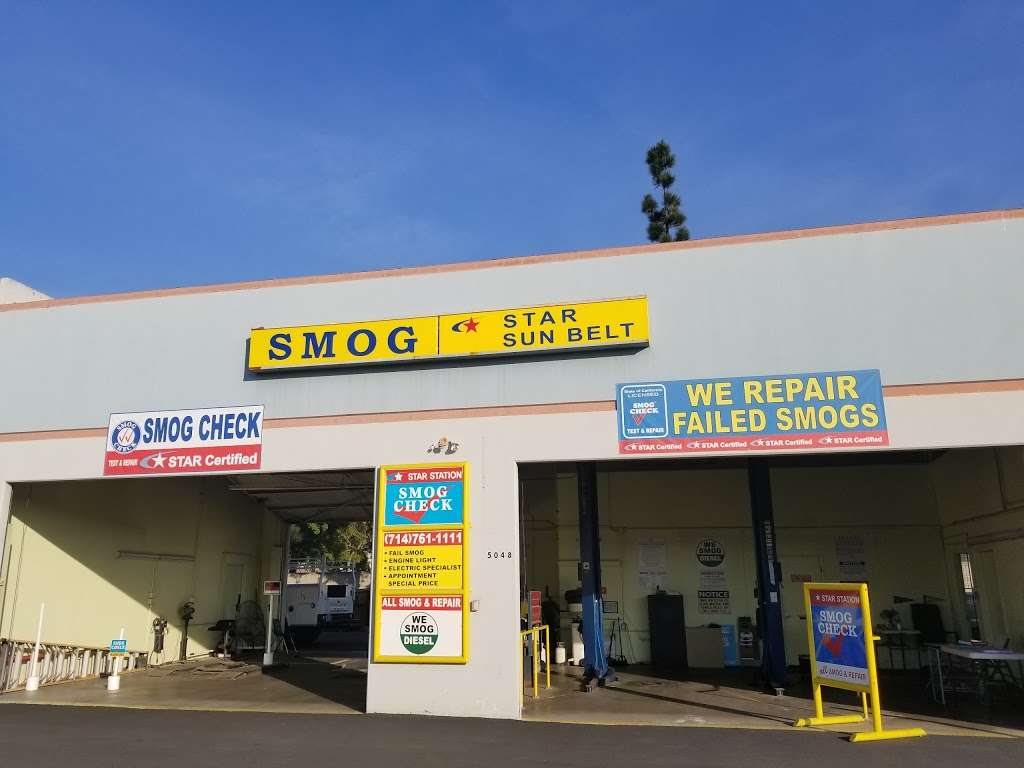 Sun Belt Smog | 5048 Lincoln Ave, Cypress, CA 90630, USA | Phone: (714) 761-1111