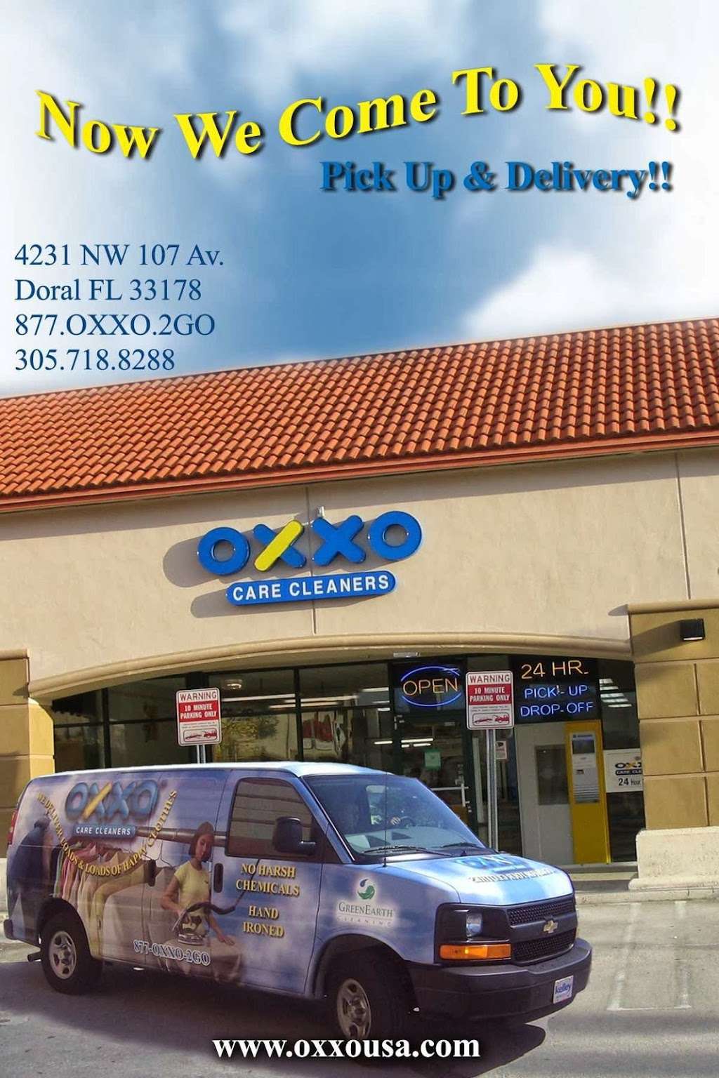 OXXO Care Cleaners - Doral 2 | 10724 NW 74th St, Miami, FL 33178, USA | Phone: (305) 718-8853