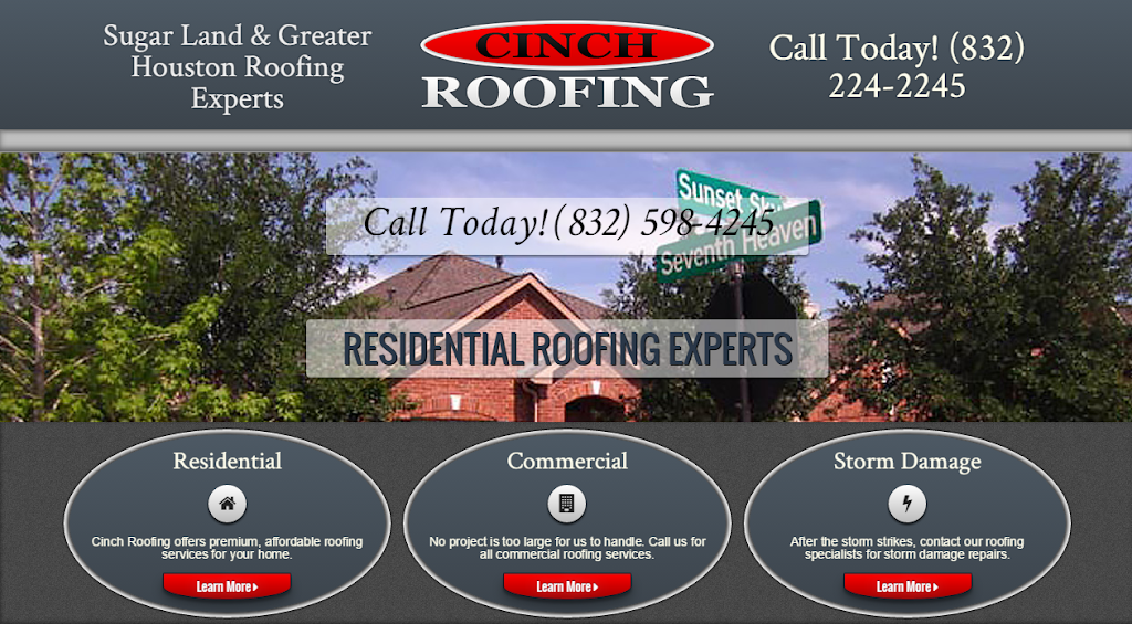 Cinch Roofing | 3902 Reese Rd a300, Rosenberg, TX 77471, USA | Phone: (832) 598-4245