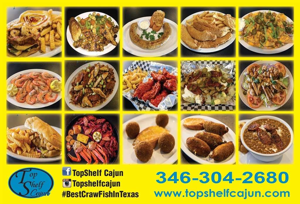 Top Shelf Cajun Missouri City | 5418 Hwy 6 #210, Missouri City, TX 77459, USA | Phone: (346) 304-2680