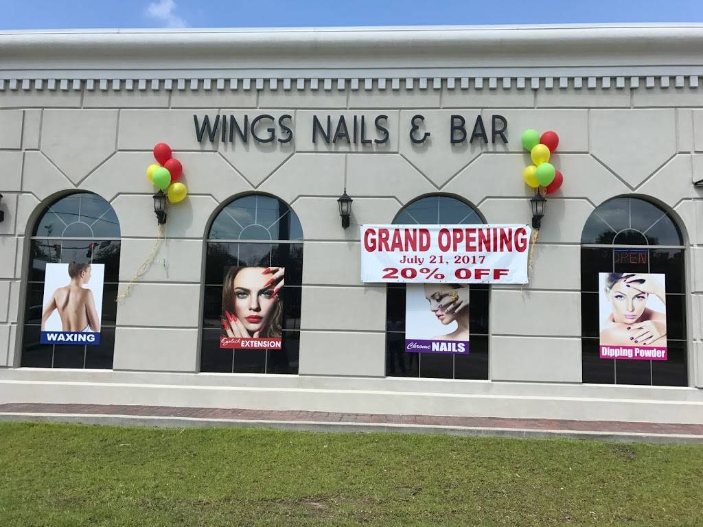 WINGS NAILS & BAR | 301 N Range Ave, Denham Springs, LA 70726, USA | Phone: (225) 369-2223