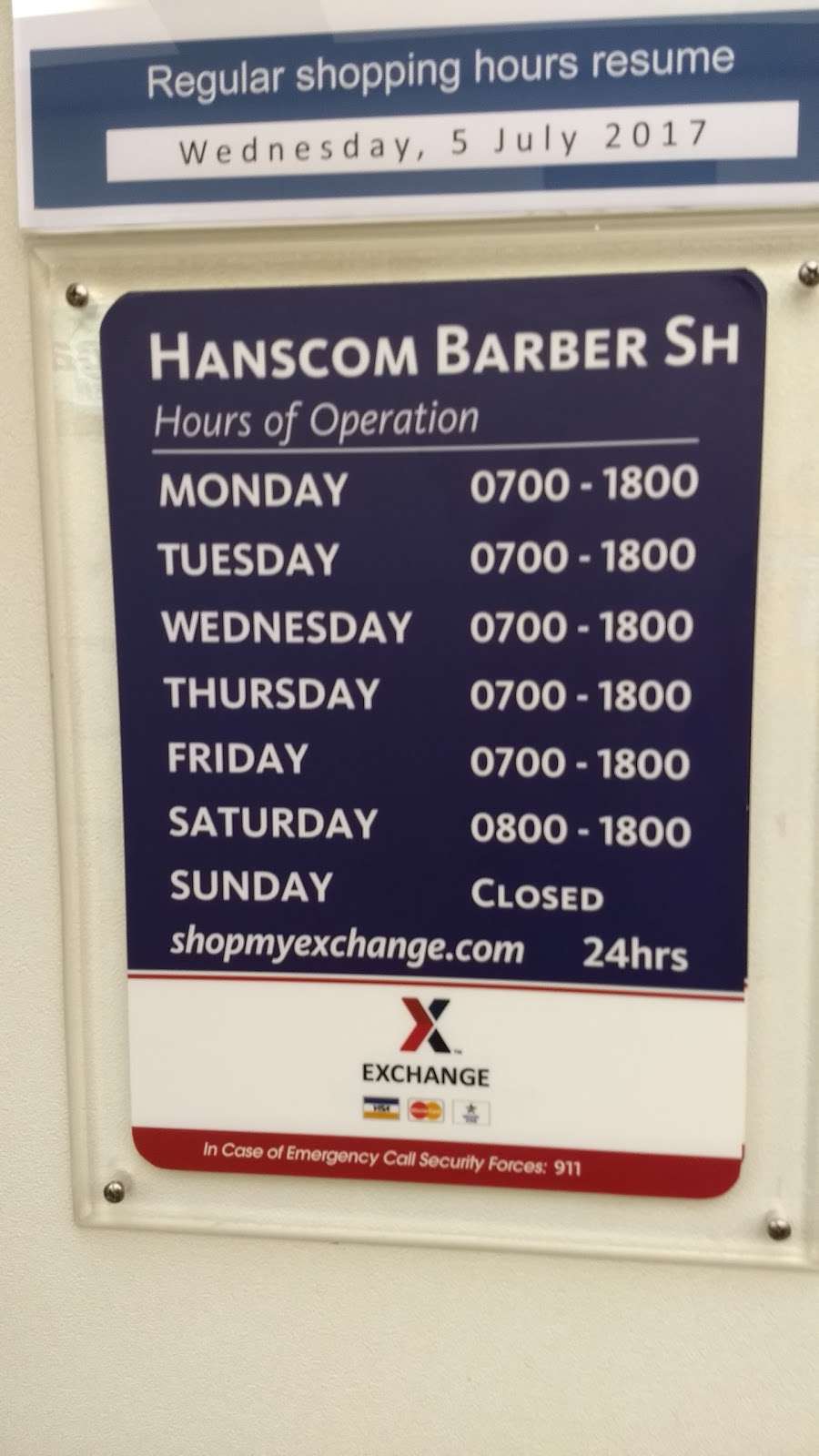 Hanscom Barber Shop | Bedford, MA 01730, USA | Phone: (781) 862-1956