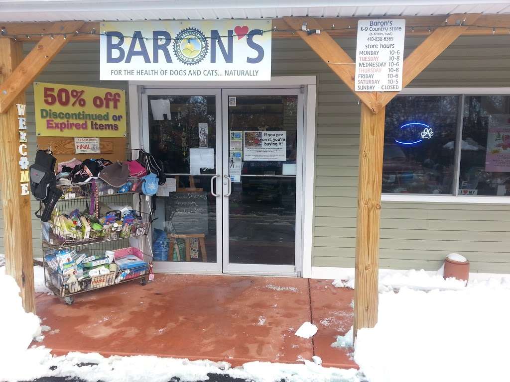 Barons K9 Country Store | 525 Pritt Ln, Bel Air, MD 21014 | Phone: (410) 838-6369