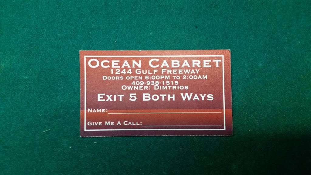 Ocean Cabaret | 1244 Gulf Fwy, Texas City, TX 77591, USA | Phone: (409) 938-1515