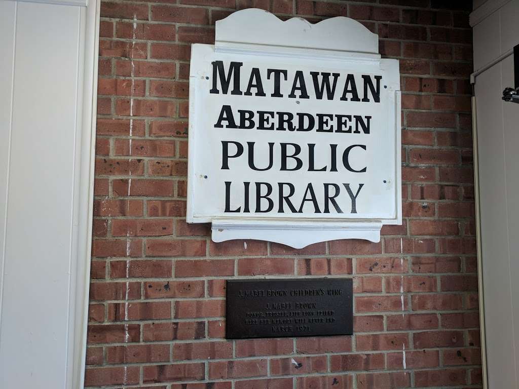 Matawan-Aberdeen Public Library | 165 Main St, Matawan, NJ 07747, USA | Phone: (732) 583-9100