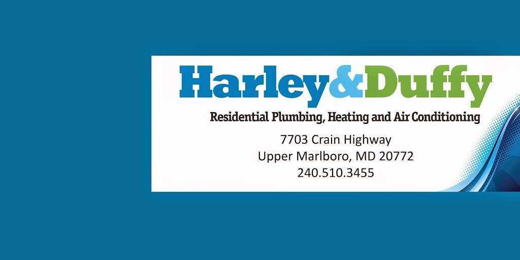 Harley & Duffy Residential Plumbing, Heating and Air Conditionin | 7703 Crain Hwy, Upper Marlboro, MD 20772, USA | Phone: (240) 510-3455