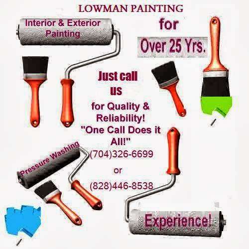 Lowman Painting | 5239 Amity Ln, Iron Station, NC 28080, USA | Phone: (704) 326-6699