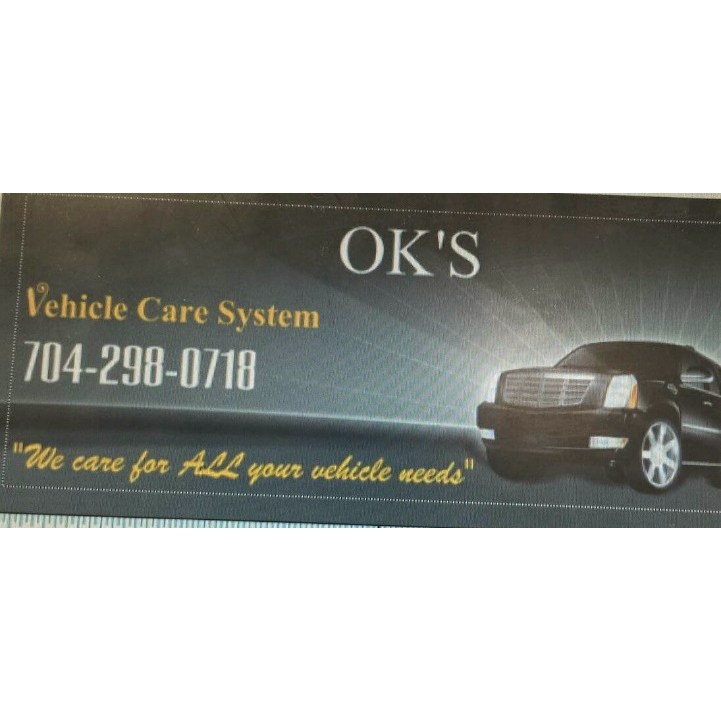 Oks Vehicle Care System | 705 Mooresville Rd #101, Kannapolis, NC 28081, USA | Phone: (704) 298-0718