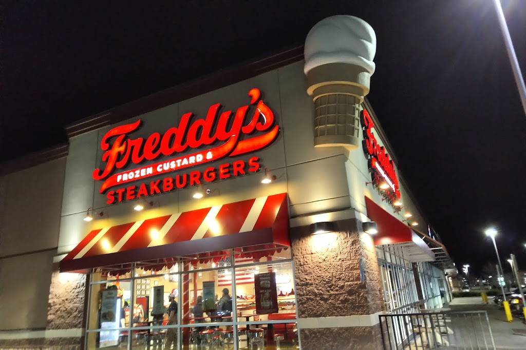 Freddys Frozen Custard & Steakburgers | 2100 N Rock Rd #1000, Derby, KS 67037, USA | Phone: (316) 558-5388