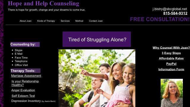 Hope & Help Counseling | 318 W Chippewa St, Dwight, IL 60420, USA | Phone: (815) 584-9312