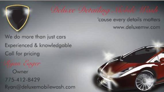 Deluxe Detailing mobile wash | 1205 Bodega Dr, Sparks, NV 89436, USA | Phone: (775) 412-8429