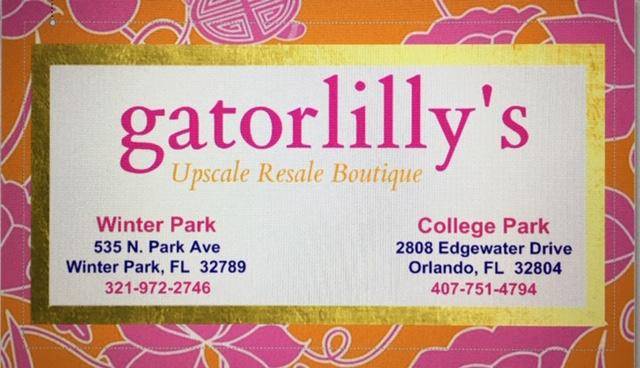 Gatorlilly’s of Winter Park | 535 N Park Ave Unit #124, Winter Park, FL 32789, USA | Phone: (321) 972-2746