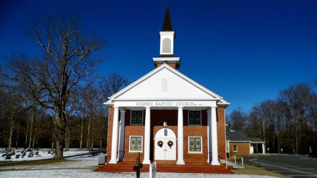 Goshen Baptist Church | 9800 Gordon Rd, Spotsylvania Courthouse, VA 22553 | Phone: (540) 786-7500