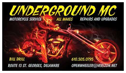 Underground Motorcycle | 1697 S Dupont Hwy box-041, St Georges, DE 19733, USA | Phone: (610) 505-0795