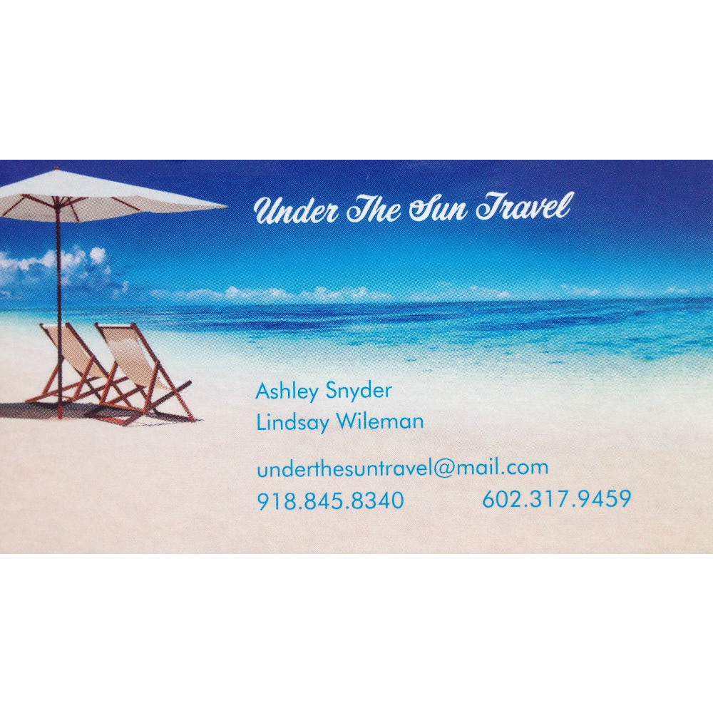 Under The Sun Travel | 12324 E. 86th St. N. #448 By appointment only-mailing address only, Owasso, OK 74055, USA | Phone: (918) 376-7840