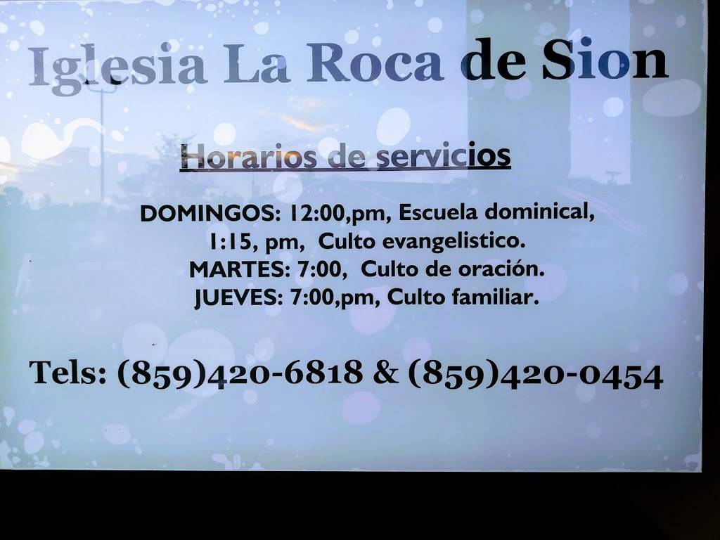 Iglesia La Roca De Sion /Asambleas de Dios | 3439 Buckhorn Dr Suite #120, Lexington, KY 40515, USA | Phone: (859) 420-6818