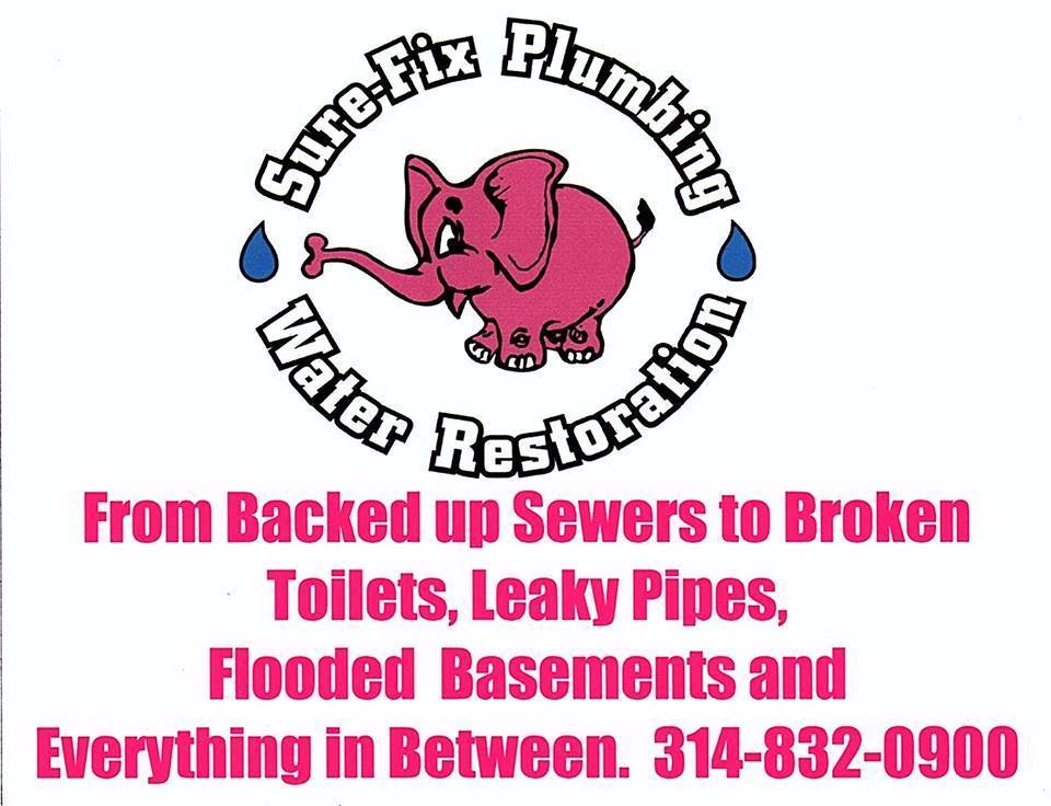 Sure-Fix Plumbing & Drain | 4736 Virginia Ave, St. Louis, MO 63111, USA | Phone: (314) 481-9793