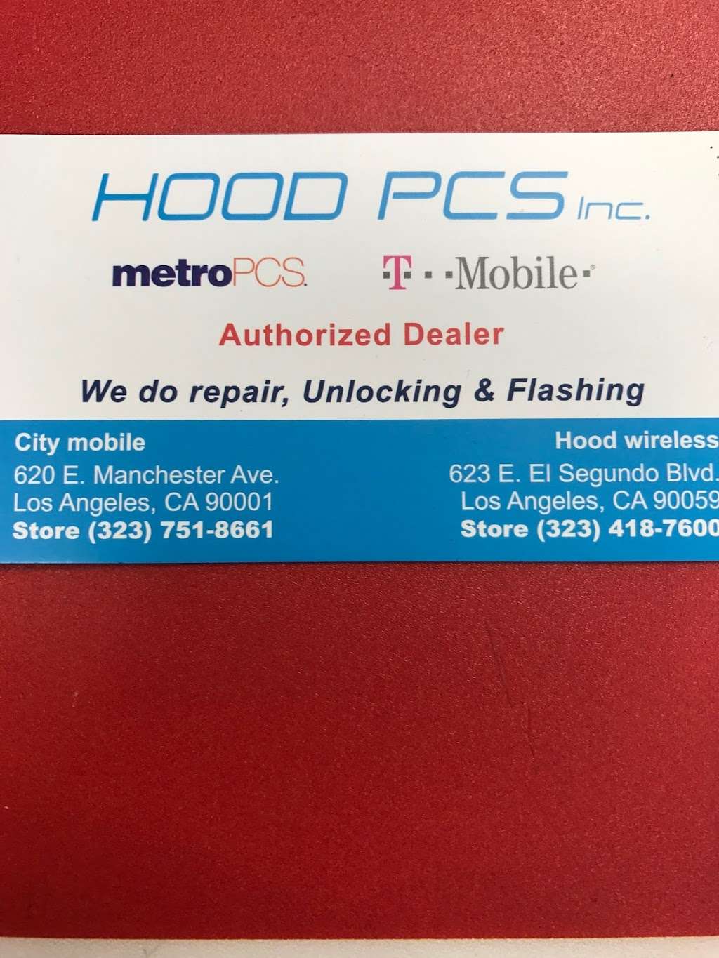 Hood Wireless | 623 E El Segundo Blvd, Los Angeles, CA 90059, USA | Phone: (323) 418-7600