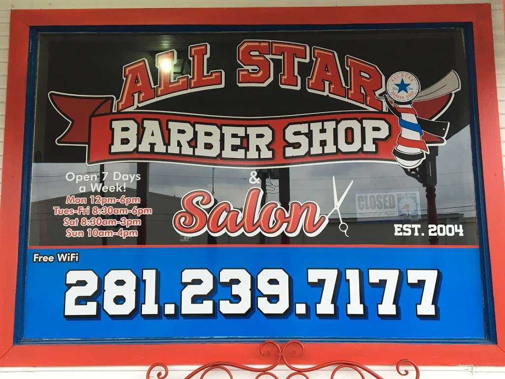 All Star Barber Shop & Salon | 2510 Avenue I, Rosenberg, TX 77471 | Phone: (281) 239-7177