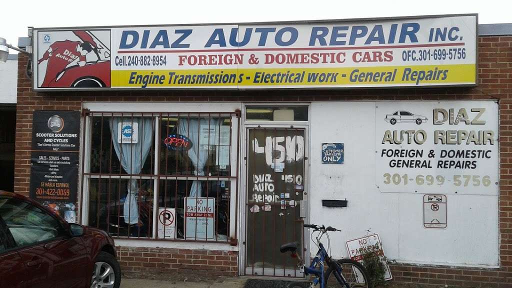 Diaz Auto Repair | 4510 Rhode Island Ave, North Brentwood, MD 20722, USA | Phone: (301) 699-5756