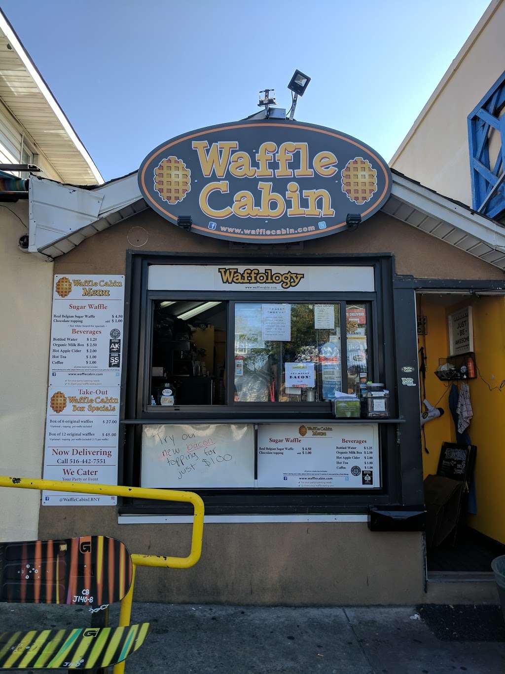 Waffle Cabin | 874 W Beech St, Long Beach, NY 11561, USA | Phone: (516) 442-7551