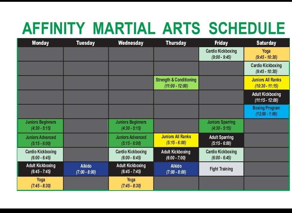 Affinity Martial Arts | 1012 Cox Cro Rd #7, Toms River, NJ 08755, USA | Phone: (848) 226-6350