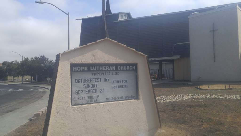 Hope Lutheran Church ELCA | 2383 Pacific Dr, Santa Clara, CA 95051, USA | Phone: (408) 248-3668