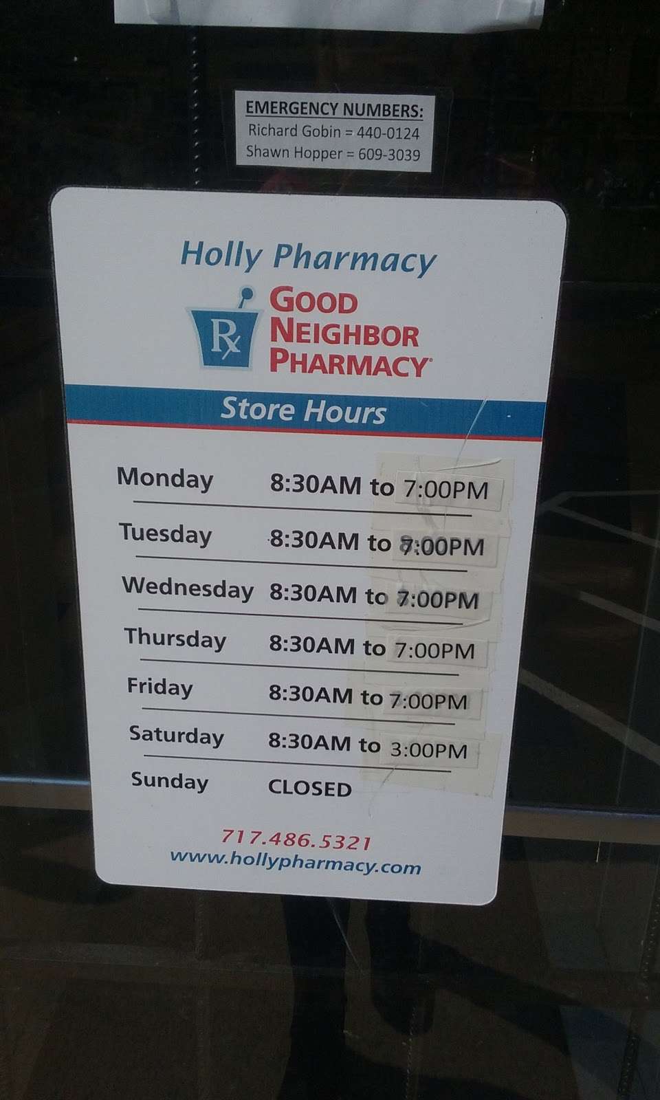 Holly Pharmacy | 31 N Baltimore Ave, Mt Holly Springs, PA 17065, USA | Phone: (717) 486-5321