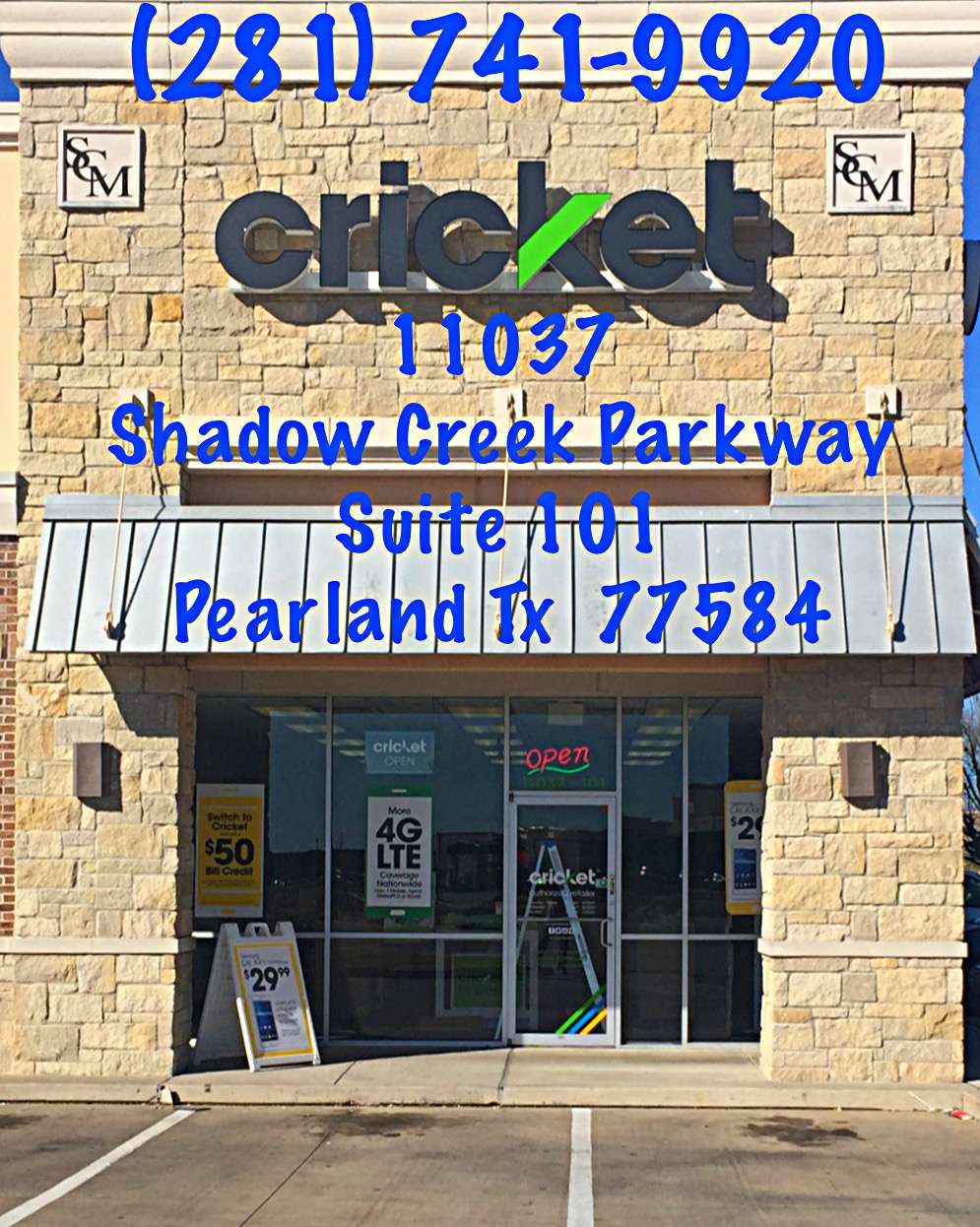 Cricket Wireless Authorized Retailer | 11037 Shadow Creek Pkwy, Pearland, TX 77584, USA | Phone: (281) 741-9920