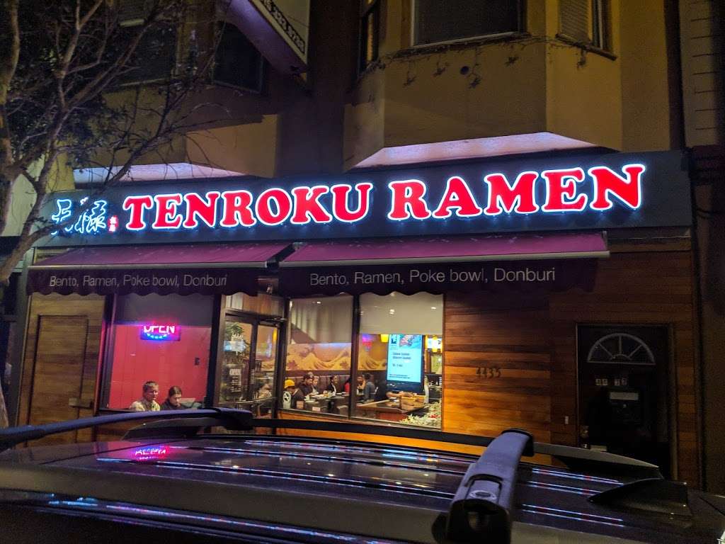 Tenroku Ramen | 4437 Mission St, San Francisco, CA 94112, USA | Phone: (415) 333-9288