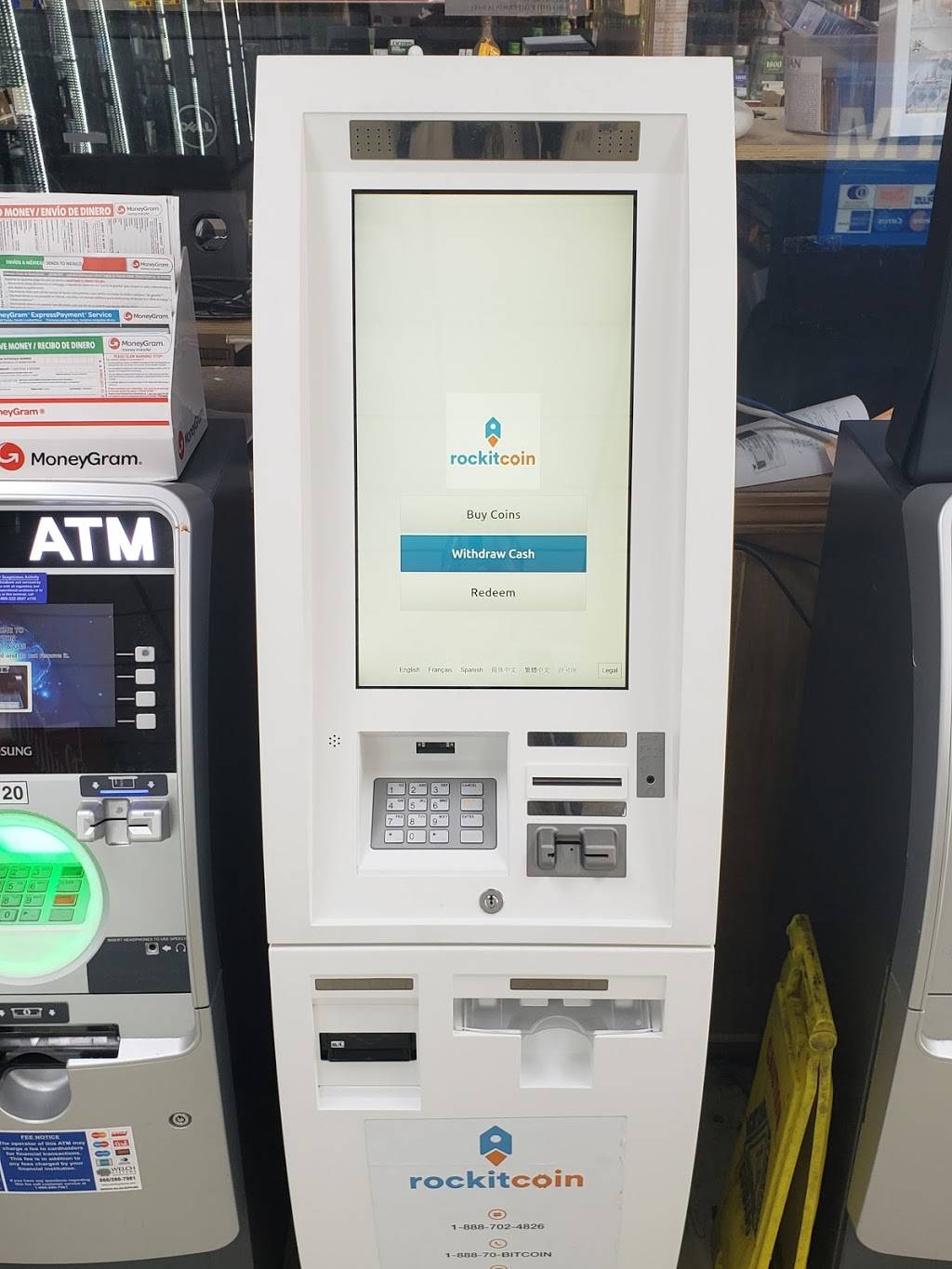 RockItCoin Bitcoin ATM | 1800 Benton Blvd, Kansas City, MO 64127, USA | Phone: (888) 702-4826