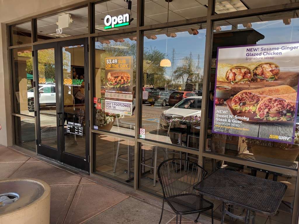 Subway | 20553 N Hayden Rd Suite 110, Scottsdale, AZ 85255, USA | Phone: (480) 513-0725