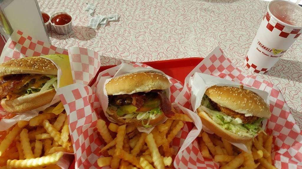 Triangle Burger | 4915 E McKinley Ave, Fresno, CA 93727, USA | Phone: (559) 374-5646