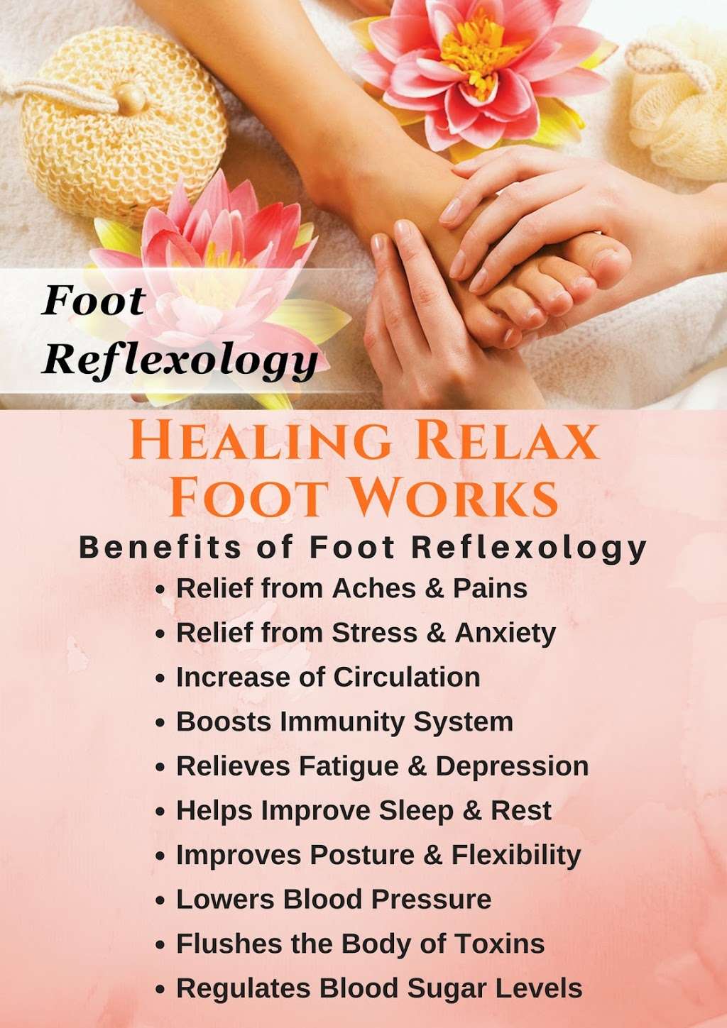 Healing Relax Foot Works | 12704 Grant Rd, Cypress, TX 77429, USA | Phone: (281) 972-8366