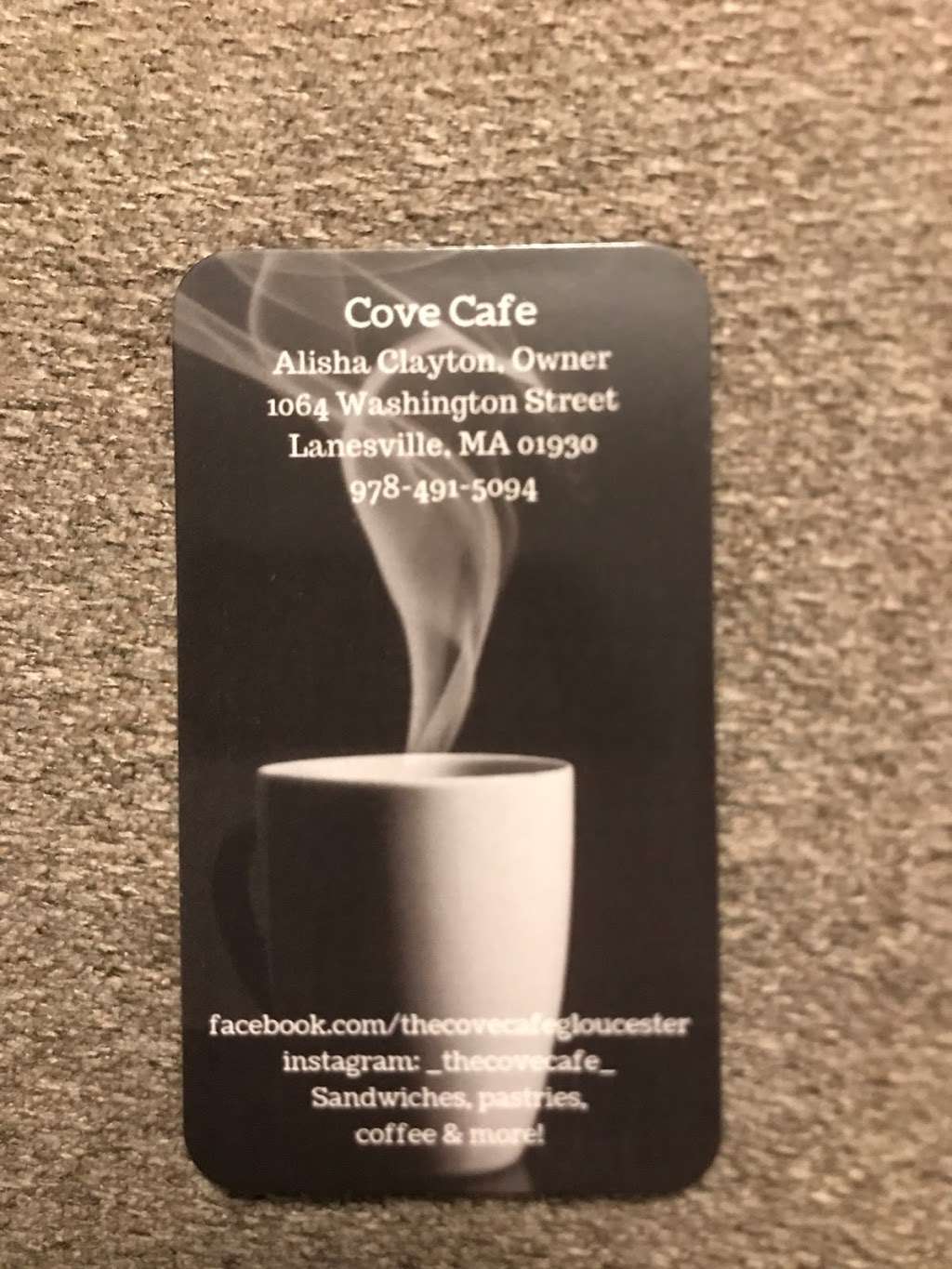 The Cove Cafe | 1064 Washington St, Gloucester, MA 01930, USA | Phone: (978) 491-5094