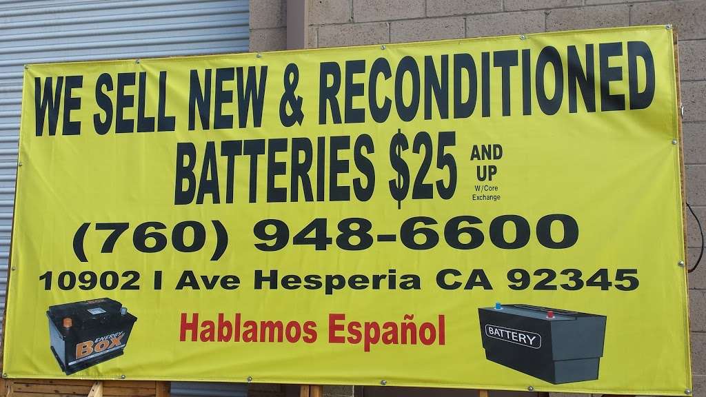 California Batteries Inc. | 10902 I Ave, Hesperia, CA 92345, USA | Phone: (760) 948-6600