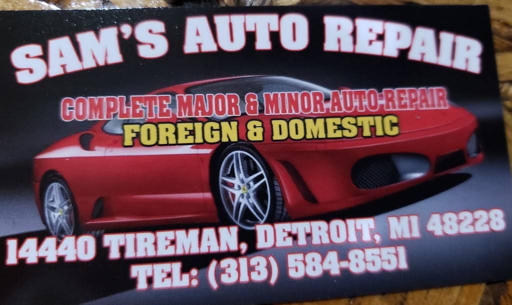 Sams Auto Repair | 14440 Tireman Ave, Detroit, MI 48228, USA | Phone: (313) 584-8551