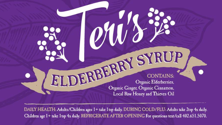 Teri’s Elderberry Syrup | 6435 N 105th St, Omaha, NE 68134, USA | Phone: (402) 651-5070