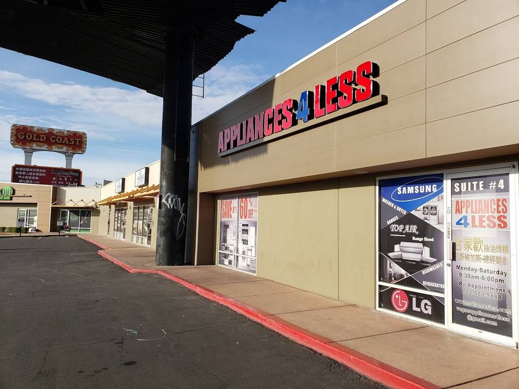 Appliances 4 Less | 3871 S Valley View Blvd Suite#4, Las Vegas, NV 89103, USA | Phone: (702) 660-5888