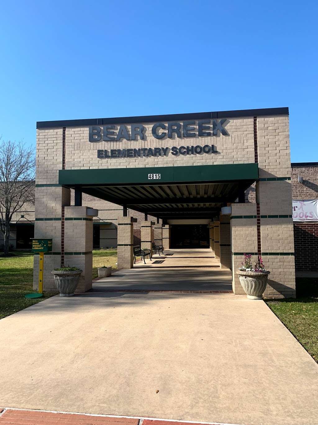 Bear Creek Elementary School | 4815 Hickory Downs Dr, Houston, TX 77084, USA | Phone: (281) 237-5600