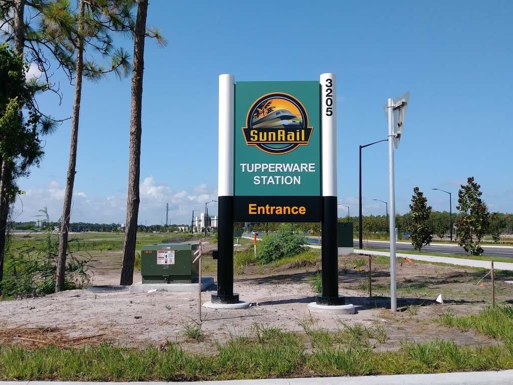 Tupperware Sunrail Station | 3205 S Orange Ave, Kissimmee, FL 34744, USA | Phone: (855) 724-5411