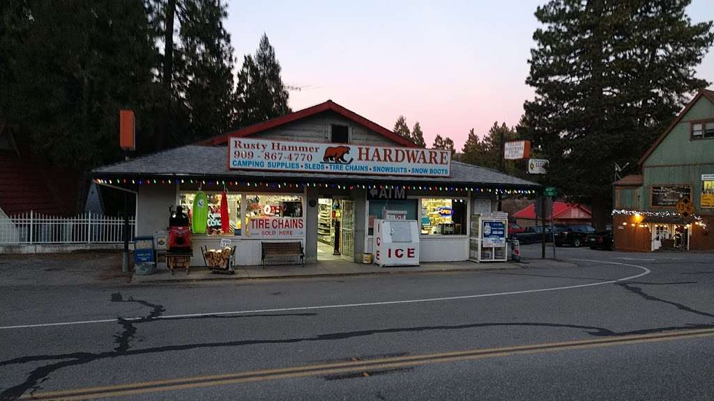 Rusty Hammer Hardware Store | 31930 Hilltop Blvd, Running Springs, CA 92382, USA | Phone: (909) 867-4770