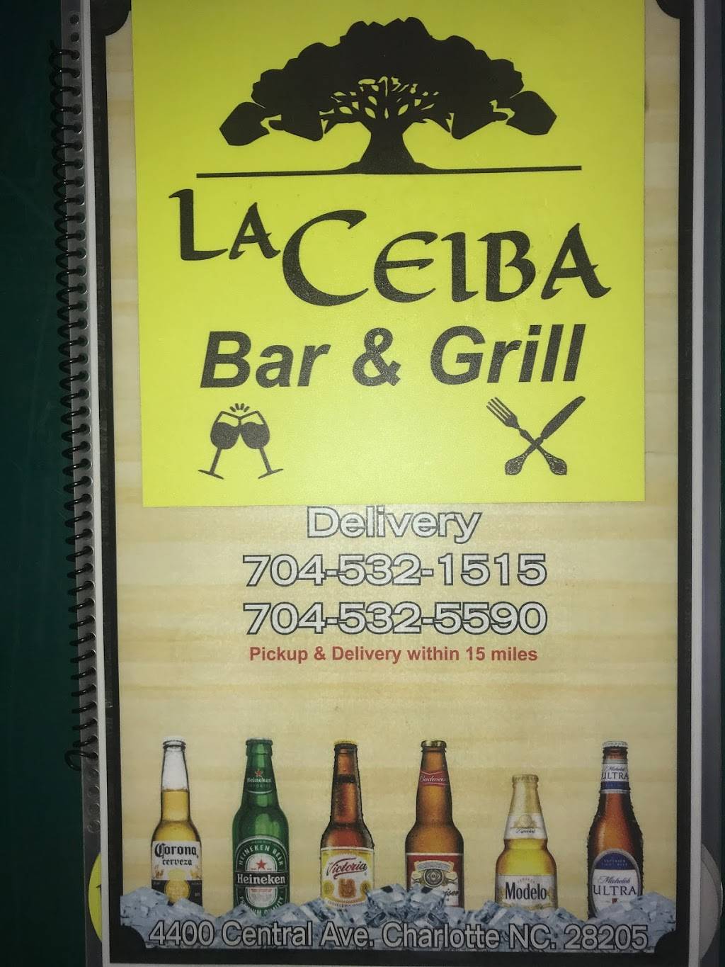 La Ceiba Bar & Grill | 4400 Central Ave, Charlotte, NC 28205, USA | Phone: (704) 532-1515